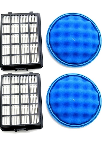 4 Adet/grup Yedek H13 Toz Hepa Filtre ve Sünger Filtre SC21F50 Elektrikli Süpürge Aksesuarları (Yurt Dışından)