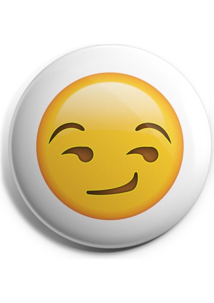 Emoji V6 Iğneli Çanta Rozeti (2 Adet)