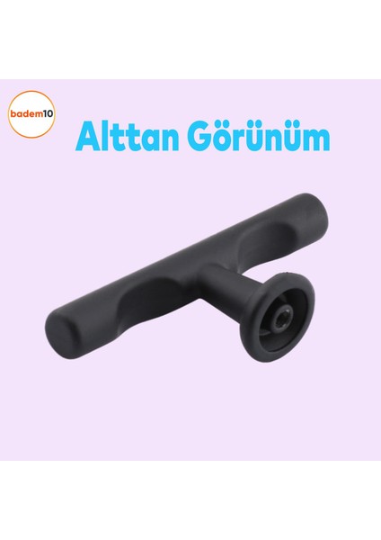 Ayder Metax Tepsi Düğme Dolap Mobilya Mutfak Dolabı Çekmece Dolap Kapak Kulpu Kulbu Metal Kulp Siyah