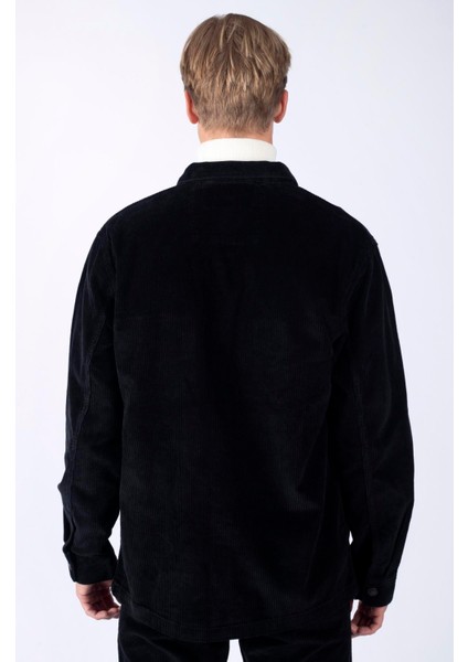 Karelas Erkek Dokuma U.kol Gömlek Siyah modelleri