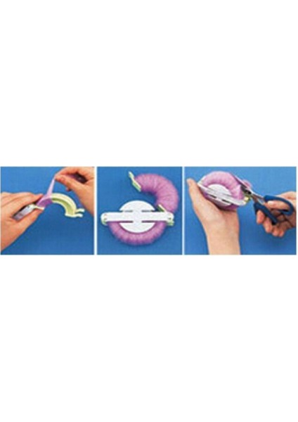 Ponpon Makinesi 3 Lü Set Ponponmatik fiyatları