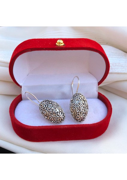 Midyat Yöresel Işleme Telkari Gümüş 3'lü Set modelleri