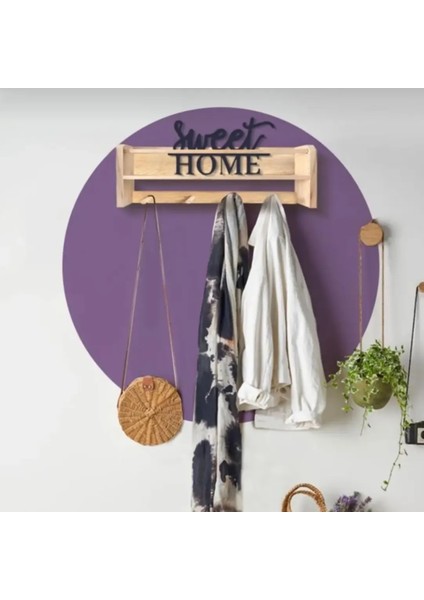 Doğal Ahşap Dekoratif Çok Amaçlı Duvar Rafı Askılık modelleri