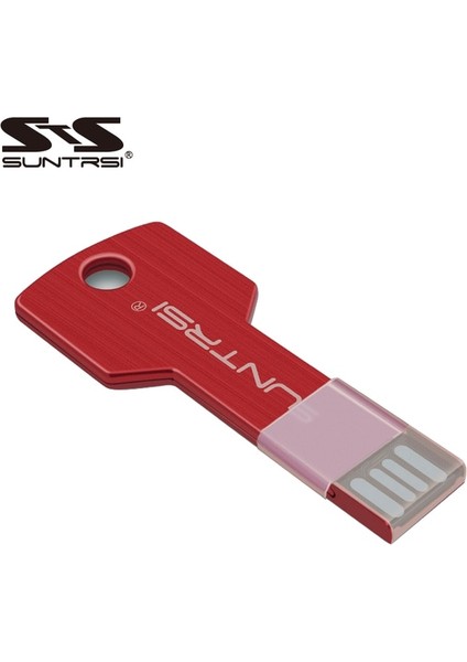 Derın Kırmızı 16 GB Suntrsi USB Flash Sürücü 8 GB 16G Pendrive 32 GB 64G 128G Kalem Sürücü Su Geçirmez USB Sopa Флэш-Накопите U-Disk 2.0 Anahtar Hediye Pc Için (Yurt Dışından)