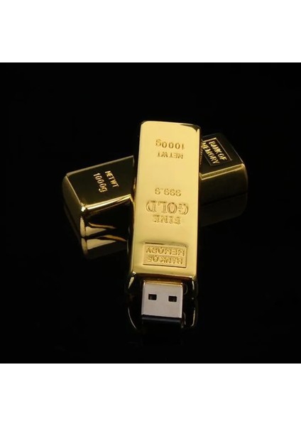 4 GB Altın USB Flash Sürücü Metal Kalem Sürücü 4 GB 8 GB 16 GB 32 GB 64 GB Altın Külçe Usb2.0 Flash Bellek Pendrive Külçe Sopa Disk Hediye (Yurt Dışından) fırsatları
