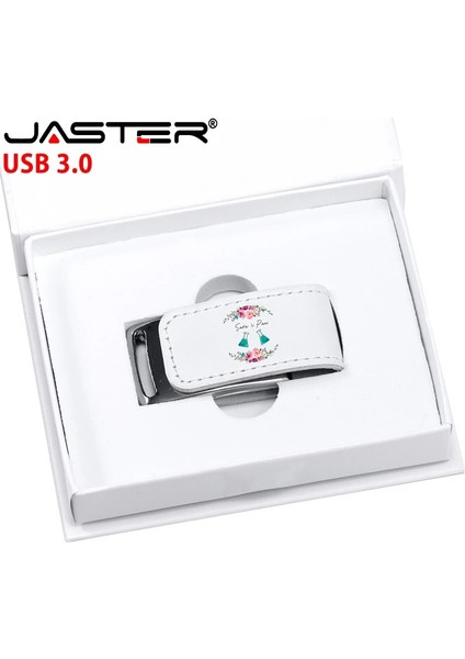 Kutu Yok 32GB Ücretsiz Özel Logo Deri USB 3.0 Flash Sürücü 4gb 8gb 16GB 32GB 64GB 128GB Düğün Fotoğrafçılığı Kalem Sürücüler Kutusu Memory Stick U Disk (Yurt Dışından)