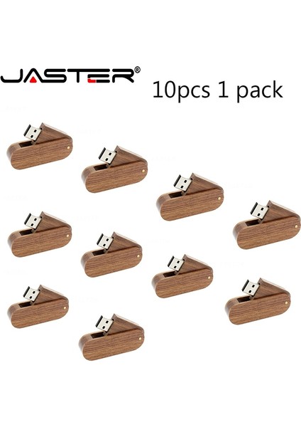 Siyah 4gb Jaster Ahşap Döner USB 2.0 128GB U Disk 4gb 8gb 16GB Memory Stick 32GB Kalem Sürücüsü 64GB Flash Sürücü Ücretsiz Logo 10 Adet 1 Paket (Yurt Dışından)
