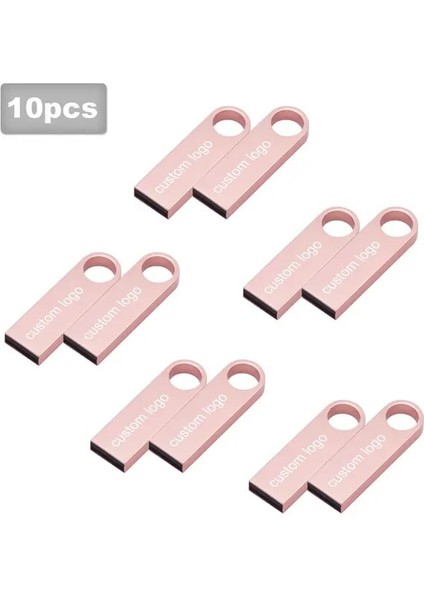 Pembe Pendrive 2.0 256M X10 Adet 10 Adet/grup Pendrive 128GB Memory Stick 32GB 4gb Metal USB Flash Sürücü 128GB Kalem Sürücü 64 GB 8gb USB Stick 16 GB Hediye Özel Logo (Yurt Dışından)