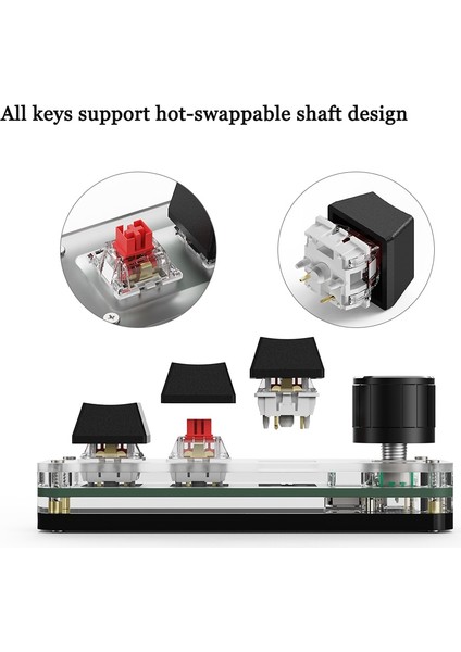 WIRELESS12KEY Siyah Kablosuz Mekanik Klavye Anahtar Kapağı Iph iPad Samsung Huawei Dizüstü Bilgisayar Android Windows Için Kişiselleştirilmiş Klavye Anahtar Kapağı (Yurt Dışından) fırsatları