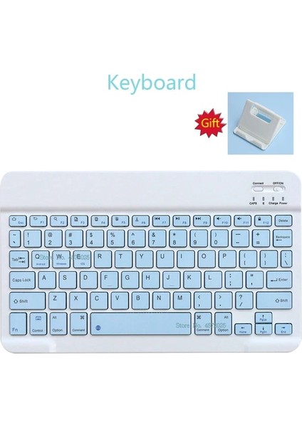Gök Mavisi D Kablosuz Klavye ipad Tablet Için Huawei Lenovo Bluetooth Uyumlu Klavye ve Kablosuz Fare Samsung Xiaomi Android Için (Yurt Dışından)