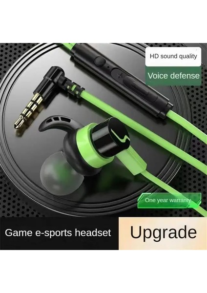 02 Ryra Oyun Kulaklığı E-Spor Ses Ayırt Edici Huawei Oppo Xiaomi Bilgisayar Dizüstü Vivo Kablolu Mikrofonlu Kulaklık Için Uygundur (Yurt Dışından)