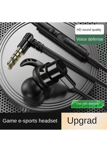 02 Ryra Oyun Kulaklığı E-Spor Ses Ayırt Edici Huawei Oppo Xiaomi Bilgisayar Dizüstü Vivo Kablolu Mikrofonlu Kulaklık Için Uygundur (Yurt Dışından)