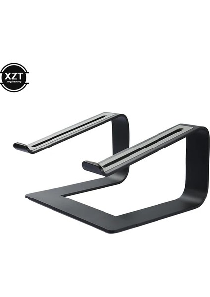 Siyah Alüminyum Dizüstü Standı MacBook Air 13, iPad Pro, Dell, Hp, Lenovo, Xiaomi Için Çıkarılabilir Soğutma Masaüstü Braketi (Yurt Dışından)