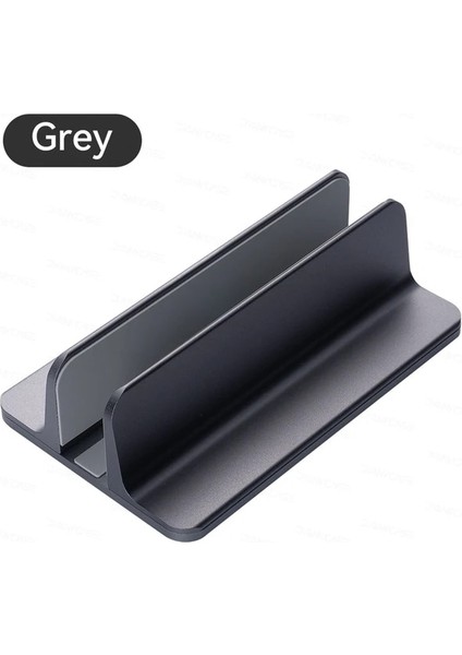 Gri Dikey Laptop Standı Macbook Air Pro 13 15 16 Masaüstü Alüminyum Standı Ayarlanabilir Dock Boyutu ile Dizüstü Bilgisayar Standı (Yurt Dışından)