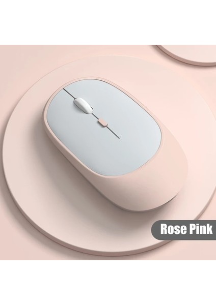 Pembe Uygun iPad Klavye ve Fare Kombinasyonu Kablosuz Bluetooth Klavye Seti iPad Xiaomi Samsung Huawei Tablet Android Ios Windows (Yurt Dışından)