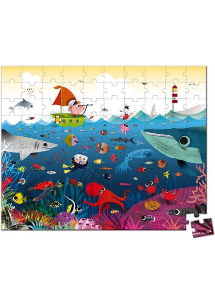 100 Parça Çantalı Puzzle - Sualtı Dünyası