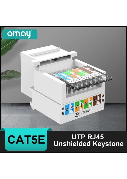Cat7 Korumalı 2 Adet CAT5E/6/6A/7/8 Utp Ağ Modülü Aletsiz RJ45 Korumalı Keystone Korumasız Bağlantı Kablosu Çoğaltıcı Adaptörü Amp Içın Sıcak (Yurt Dışından)