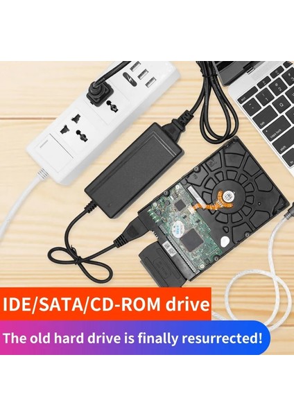 Ide 3.0 3 In 1 Sata/ıde Sürücü Usb3.0 Adaptörü Dönüştürücü Kablosu Pc Dizüstü Dizüstü 2.5 3.5 Sdd Sabit Sürücüler Fe HDD Sabit Sürücü Adaptörü (Yurt Dışından)