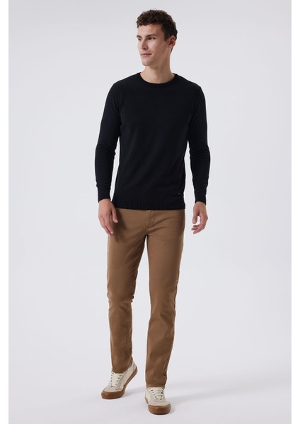 Jagger Erkek Dokuma Pantolon Taba