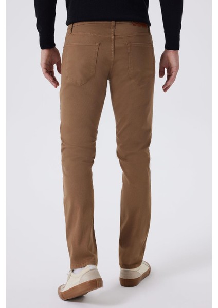 Jagger Erkek Dokuma Pantolon Taba modelleri