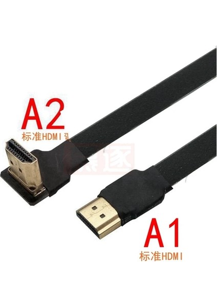 A1-A2 10CM Fpv Hd Uyumlu 90 Derece Adaptör Fpc Şeridini Korumak Için 5cm Silikon Kılıf Düz Hdtv Kablo Aralığı 20 Pinli Fiş Konnektörü (Yurt Dışından)
