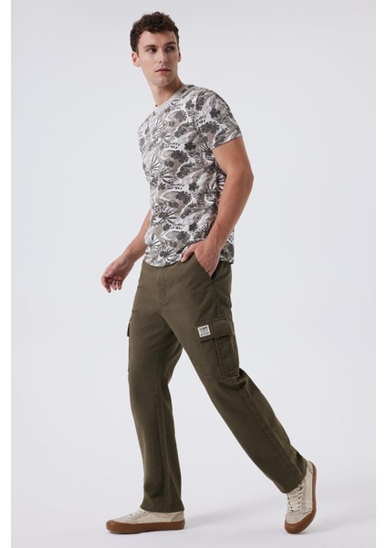Kewın Erkek Dokuma Pantolon Haki