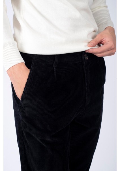 Rodger Erkek Dokuma Pantolon Siyah fırsatları