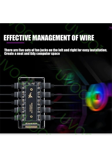 12V 4pin 12V 4pin Rgb Aura Sync 5V 3pin Argb Kablo Ayırıcı Hub Sata 4pin Güç Argb Adaptörü Gıgabyte Msı Asrock Rgb Fan Soğutucu (Yurt Dışından)