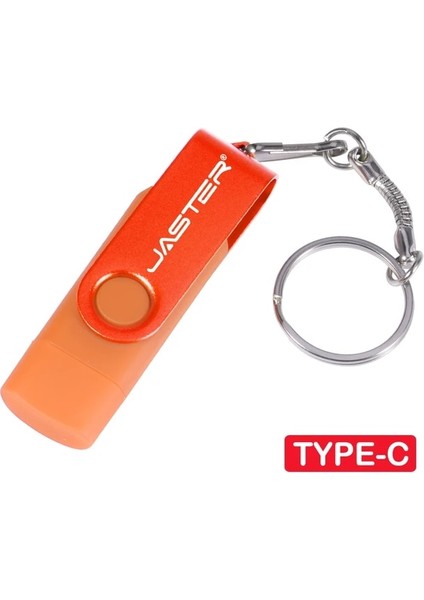 Otg Type-C -C 64 GB 3 Ni 1 Cep Telefonu Otg Kalem Sürücüsü 64 Gb, Type-C Flash Sürücülerle 32 GB Ücretsiz Anahtarlık Bellek Çubuğu 16 GB Ücretsiz Özel Logo U Disk (Yurt Dışından)