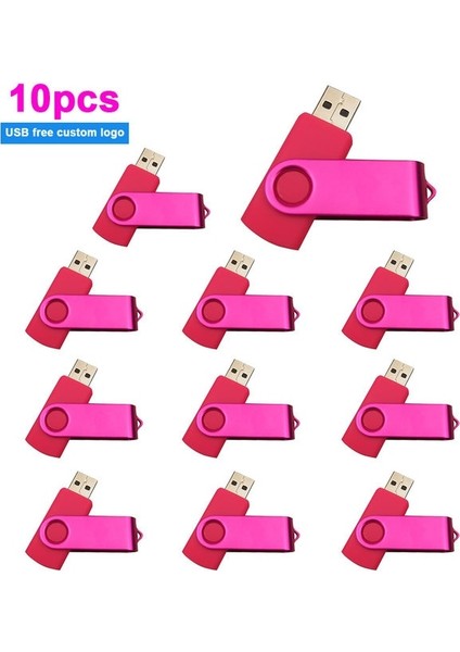 Pembe USB 2.0 4gb x 10 Adet 10 Adet/grup USB Flash Sürücü 64GB Kalem Sürücü 512MB 1gb 2gb 4gb 8gb 16GB Pendrives USB Stick 32GB Memory Stick Ücretsiz Özel Logo Hediye (Yurt Dışından)