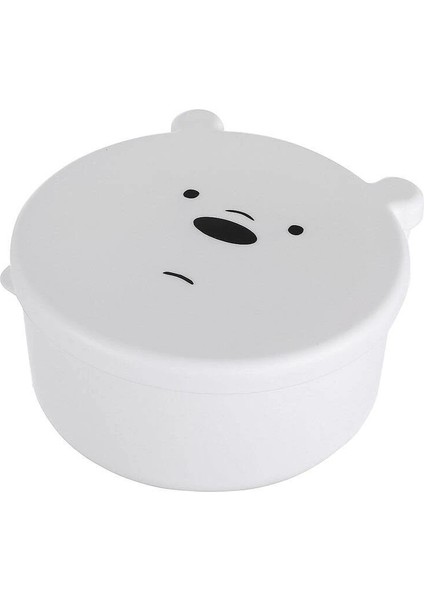 We Bare Bears Lisanslı 4'lü Gıda Saklama Kabı -Ice Bear