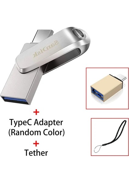 Sdddc4 B 256 GB Sandisk Tip C Otg USB Flash Sürücü 128 GB Pendrive 128 GB 64 GB 32 GB 256 GB 512 GB 1 Tb Kalem Sürücü 3.1 Anahtar Bellekte USB Çubuk Disk (Yurt Dışından)
