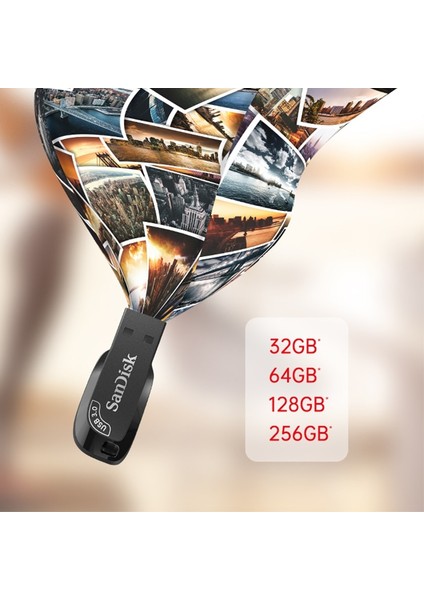 CZ410 (5 Adet) 64GB Pendrive Sandisk Ultra Shift USB Flash Sürücü 64GB 128GB 32GB 256GB CZ410 Yüksek Hızlı USB 3 0 Flash Memory Stick Kalem Sürücü Pc Için (Yurt Dışından)