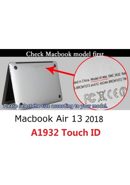 Ab Temizle Yumuşak Macbook Air 13 2018 2019 Dokunmatik Kımlık A1932 Rus Ab Abd Klavye Kapak Silikon Macbook Air 13 2018 Klavye Cilt (Yurt Dışından)