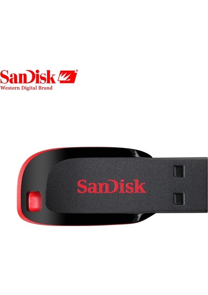 Siyah 32GB Sandisk CZ50 USB Flash Sürücü 32GB Mini USB Flash Sürücü USB Sopa 4gb 8gb 16GB USB Bellek Çubuğu 64GB Flash Disk 128GB Hediye ile (Yurt Dışından)