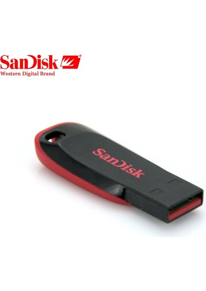 Siyah 32GB Sandisk CZ50 USB Flash Sürücü 32GB Mini USB Flash Sürücü USB Sopa 4gb 8gb 16GB USB Bellek Çubuğu 64GB Flash Disk 128GB Hediye ile (Yurt Dışından)