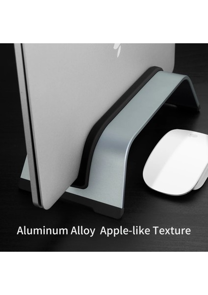 Macbook/ipad ve Daha Fazla Dizüstü Bilgisayarla Uyumlu Alüminyum Dikey Dizüstü Bilgisayar Sehpası Dizüstü Bilgisayar Tutacağı (Yurt Dışından)
