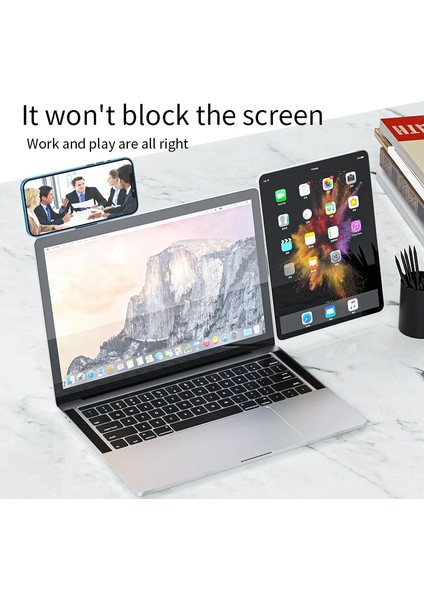 Koyu Gary Plastik Tablet Standı Dizüstü Genişletme Standı Alüminyum Alaşım ipad iPhone Xiaomi Macbook Masaüstü Tutucu Bilgisayar Tablet Pc Aksesuarları (Yurt Dışından) modelleri