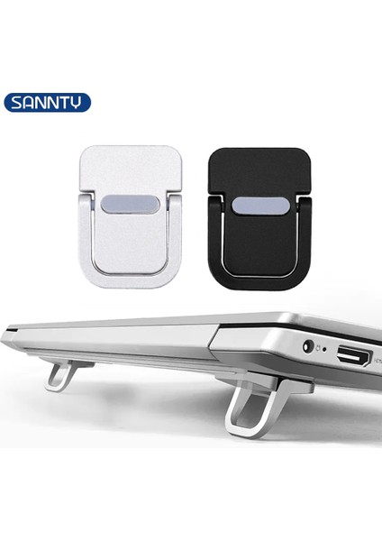Siyah Alüminyum Laptop Standı Bilgisayar Klavye Standı Yükseltici Mini Taşınabilir Dizüstü Bilgisayar Standları Macbook Huawei Xiaomi Dizüstü Bilgisayar Çantası (Yurt Dışından) fiyatları