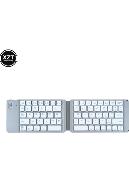 Siyah Taşınabilir Hafif Kullanışlı Mini Kablosuz Bluetooth Katlanır Klavye, Ios/android/windows ipad Tablet Telefon Için Katlanabilir Kablosuz Tuş Takımı (Yurt Dışından)