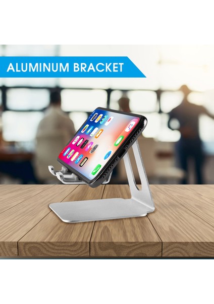 Pembe Tablet Standı Ayarlanabilir Goojodoq iPad Standı Tutucu Masaüstü Standı Tutucu Dock Için iPad PRO11 2020 2018 Pro 10.5 Hava Mini (Yurt Dışından)