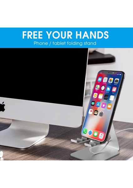 Pembe Tablet Standı Ayarlanabilir Goojodoq iPad Standı Tutucu Masaüstü Standı Tutucu Dock Için iPad PRO11 2020 2018 Pro 10.5 Hava Mini (Yurt Dışından)