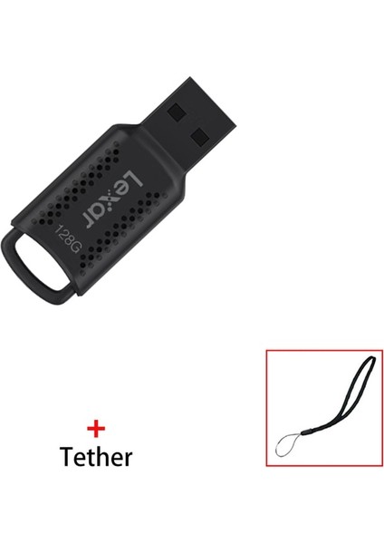 Ekle Tether 128 GB Lexar V400 64 GB U Disk 128 GB 3.0 USB Flash Sürücü Şifreli 32 GB Bilgisayar Telefonu Için Pendrive Kalem Sürücü (Yurt Dışından)