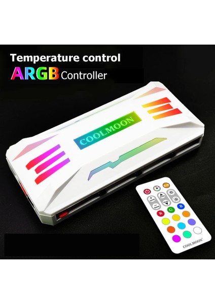 Beyaz Rgb Denetleyici 4pin Pwm 5V 3pin Argb Soğutma Fanı Akıllı Akıllı Uzaktan Kumanda Asus/msı/gigabyte/asrock Kasa Şasi (Yurt Dışından) fırsatları