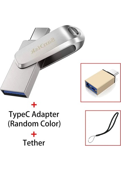 Sdddc4 B 32 GB Sandisk Tip C Otg USB Flash Sürücü 128 GB Pendrive 128 GB 64 GB 32 GB 256 GB 512 GB 1 Tb Kalem Sürücü 3.1 Anahtar Bellekte USB Bellek Diski (Yurt Dışından)