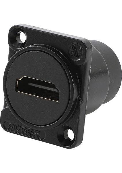 Ahdmı-A-B Avssz D Tipi HDMI 2.0 Soket Adaptörü 4K Hd Düz 90° Sağ Açı Dişi Yerleştirme Dönüştürücü Koltuk Şasi Ses Video Konektörü (Yurt Dışından)