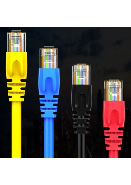 6.5mm Şeffaf 30 Adet Ampcom RJ45 Ethernet Ağ Kablosu Gerginlik Giderici Botlar Kablo Konektörü Fiş Kapakları Cat8 Cat7 CAT6A Cat6 CAT5E Cat5 (Yurt Dışından)