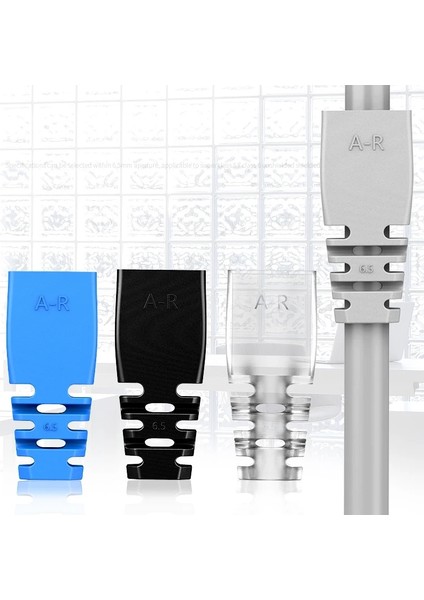 6.5mm Şeffaf 30 Adet Ampcom RJ45 Ethernet Ağ Kablosu Gerginlik Giderici Botlar Kablo Konektörü Fiş Kapakları Cat8 Cat7 CAT6A Cat6 CAT5E Cat5 (Yurt Dışından)