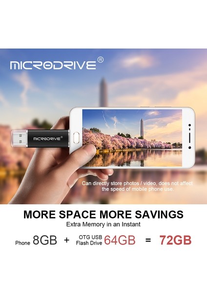 Kırmızı 128GB Mikrosürücü USB Flash Sürücü Otg Yüksek Hızlı Sürücü 128GB 64GB 32GB Harici Depolama Çift Uygulama Mikro USB Sopa (Yurt Dışından) modelleri