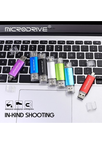 Kırmızı 128GB Mikrosürücü USB Flash Sürücü Otg Yüksek Hızlı Sürücü 128GB 64GB 32GB Harici Depolama Çift Uygulama Mikro USB Sopa (Yurt Dışından) fırsatları